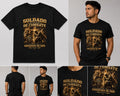Camiseta Cristiana “Soldado en Posición de Combate” – Efesios 6:11 | Unisex Premium Negra